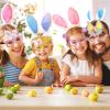 Hungdao 12 Pcs Felt Easter Glasses Easter Egg Glasses Frame Bulk Bunny Eyeglasses Plastic Photo Props for Kids Adult Easter Basket Stuffers Filler Easter Party Favors Decor Supplies view 4