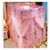 Bed Canopy Luxury Four Season Bed Curtain, Double Layer Bed Canopy is Used for Single Double Bed, Dustproof Shading is Used for Bedroom Decoration, Easy to Assemble (Size : 200x220x200cm) view 2