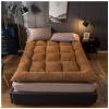 Mattress Japanese Futon Mattress for Adults Extra Thick Tatami Floor Mat Roll Up Folding Soft Portable Sleeping Pad Student Dormitory Camping Couch Bed Cushion,Brown,Calking view 1