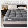 Mattress Japanese Futon Mattress for Adults Extra Thick Tatami Floor Mat Roll Up Folding Soft Portable Sleeping Pad Student Dormitory Camping Couch Bed Cushion,Brown,Calking view 4