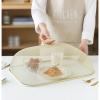 Table Food Lids, Metal Dessert Protective Lids with Handles, Multifunctional Food Cover Drain Basket Fruit Basket for Home Restaurant Canteen(Size:47 * 34.5cm,Color:B) view 4