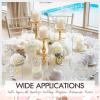 30 Sets Arch Acrylic Sign Gold Printed 1-30 Table Signs with Stands Calligraphy Clear Table Number Display Stand for Wedding Reception Event Party Restaurant Centerpieces Decor (5 x 7 Inch) view 2