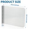 Amylove 20 x 12 Inch Stainless Steel Splash Guard Stainless Steel Wall Mount Guard with Screws for Bathroom Sink Side Sink Splash Prep Sinks Protector for Commercial Kitchen Restaurant view 2