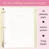 Kate Spade New York Wedding Planning Book and Organizer, Wedding Binder with Pages for To-Do Lists, Notes, Budgeting, Invitations, Growing Tulips view 2