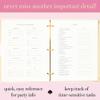 Kate Spade New York Wedding Planning Book and Organizer, Wedding Binder with Pages for To-Do Lists, Notes, Budgeting, Invitations, Growing Tulips view 3