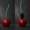 Cherry Toilet Brush, 2 Pack Cute Toilet Brush with Standing Bowl Long Handle Cherry Brush Toilet Home Bathroom Tools and Organizer Base view 2