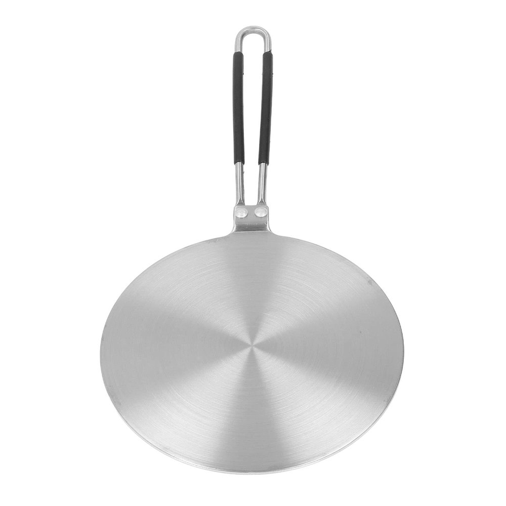 Gas Electric Cooker Plate, 7.7 inch Induction Interface Disk Evenly Heating Induction Cooker Adapter Plate Easy to Grip Heat Diffuser Converter Plate for Kitchen