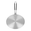 Gas Electric Cooker Plate, 7.7 inch Induction Interface Disk Evenly Heating Induction Cooker Adapter Plate Easy to Grip Heat Diffuser Converter Plate for Kitchen view 1