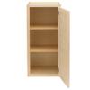 Quicklock RTA (Ready-to-Assemble) 30" Tall Wall Kitchen Cabinets - Shaker Style | 100% Hardwood | Made in America | Soft Close Hardware (Raw Maple, 12" D x 21" W x 30" H) view 4