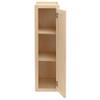 Quicklock RTA (Ready-to-Assemble) 30" Tall Wall Kitchen Cabinets - Shaker Style | 100% Hardwood | Made in America | Soft Close Hardware (Raw Maple, 12" D x 9" W x 30" H) view 3