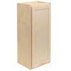 Quicklock RTA (Ready-to-Assemble) 30" Tall Wall Kitchen Cabinets - Shaker Style | 100% Hardwood | Made in America | Soft Close Hardware (Raw Maple, 12" D x 18" W x 30" H) view 1