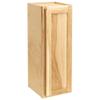 Quicklock RTA (Ready-to-Assemble) 30" Tall Wall Kitchen Cabinets - Shaker Style | 100% Hardwood | Made in America | Soft Close Hardware (Rustic Hickory, 12" D x 15" W x 30" H) view 1