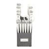 Cuisinart 15-Piece Knife Set with Block, High Carbon Stainless Steel, Forged Triple Rivet, White/Charcoal Gray C77WTR-15PCG view 2