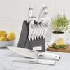 Cuisinart 15-Piece Knife Set with Block, High Carbon Stainless Steel, Forged Triple Rivet, White/Charcoal Gray C77WTR-15PCG view 3
