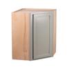 Quicklock RTA (Ready-to-Assemble) 30" Tall Wall Kitchen Cabinets - Shaker Style | 100% Hardwood | Made in America | Soft Close Hardware (Magnetic Gray, 12" D x 24" W x 30" H Corner) view 1