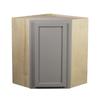 Quicklock RTA (Ready-to-Assemble) 30" Tall Wall Kitchen Cabinets - Shaker Style | 100% Hardwood | Made in America | Soft Close Hardware (Magnetic Gray, 12" D x 24" W x 30" H Corner) view 2