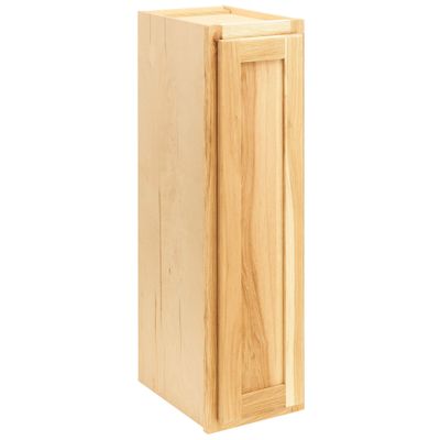 Quicklock RTA (Ready-to-Assemble) 30" Tall Wall Kitchen Cabinets - Shaker Style | 100% Hardwood | Made in America | Soft Close Hardware (Rustic Hickory, 12" D x 18" W x 30" H)