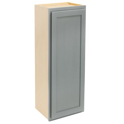 Quicklock RTA (Ready-to-Assemble) 30" Tall Wall Kitchen Cabinets - Shaker Style | 100% Hardwood | Made in America | Soft Close Hardware (Magnetic Gray, 12" D x 12" W x 30" H)