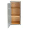 Quicklock RTA (Ready-to-Assemble) 30" Tall Wall Kitchen Cabinets - Shaker Style | 100% Hardwood | Made in America | Soft Close Hardware (Magnetic Gray, 12" D x 15" W x 30" H) view 3