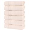 6 PCS Pure Cotton Face Towel Super Absorbent Large Face/Bath Towel Thick Soft Bathroom Towels Bathroom Household Beach Towels Pink SPAIN view 1