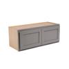 Quicklock RTA (Ready-to-Assemble) 30" Tall Wall Kitchen Cabinets - Shaker Style | 100% Hardwood | Made in America | Soft Close Hardware (Magnetic Grey, 12" D x 30" W x 12" H) view 1