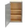 Quicklock RTA (Ready-to-Assemble) 30" Tall Wall Kitchen Cabinets - Shaker Style | 100% Hardwood | Made in America | Soft Close Hardware (Magnetic Grey, 12" D x 18" W x 30" H) view 3