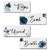 4 Pieces Bathroom Large Wall Plaque Decor Bathroom Wooden Art Wall Decor for Bathroom Laundry Washroom Hanging Sign for Home Spa Bathroom Decor view 1