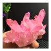 WGPHD Health & Household Rose Flame Aqua Aura Quartz Crystal vug Rainbow Titanium Bismuth Silicon Cluster view 2