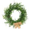 Abaodam Ribbon Beautiful Rattan Leaf Supplies Decoration Four for Window Artificial Clover Farmhouse Shamrock Indoor Natural Garland Green Linen Hanging Wedding Decor Restaurant Vines view 1