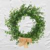 Abaodam Ribbon Beautiful Rattan Leaf Supplies Decoration Four for Window Artificial Clover Farmhouse Shamrock Indoor Natural Garland Green Linen Hanging Wedding Decor Restaurant Vines view 2