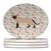 Tonkinese Cat Christmas Large Sandstone Coasters Pack of 4 view 1