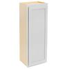 Quicklock RTA (Ready-to-Assemble) 30" Tall Wall Kitchen Cabinets - Shaker Style | 100% Hardwood | Made in America | Soft Close Hardware (Pure White, 12" D x 12" W x 30" H) view 1