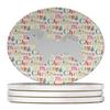 Maltese Merry Christmas Large Sandstone Coasters Pack of 4 view 1