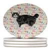 Manx #1 Cat Christmas Large Sandstone Coasters Pack of 4 view 1