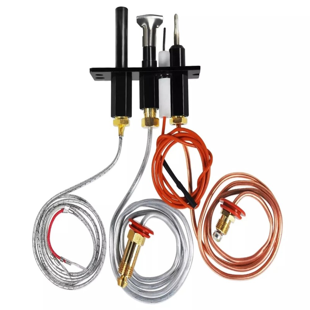 EVIMOTAL Heat N Glo, Heatilator, Direct Vent Fireplace Pilot Assembly 2103-010 485-510A 4021-736 Natural Gas