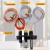 EVIMOTAL Heat N Glo, Heatilator, Direct Vent Fireplace Pilot Assembly 2103-010 485-510A 4021-736 Natural Gas view 4