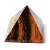 WGPHD Health & Household Natural Tiger's Eye Pyramid Crystal Quartz Stone Healing Home Office Desk Decor Specimen view 1