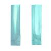Pack of 200 Rectangle Sample Size Single Serving Double-Sided Matte Color Aluminum Mylar Foil Open Pouch (2.2" x 5.9", Glossy Blue) view 1