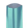 Pack of 200 Rectangle Sample Size Single Serving Double-Sided Matte Color Aluminum Mylar Foil Open Pouch (2.2" x 5.9", Glossy Blue) view 3