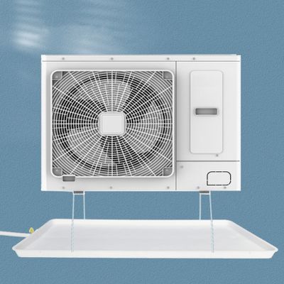 Condensate Drain Pan Plastic Drip Tray, Drain Fitting Drip Cushion with 5m Drain Pipe, Air Conditioner Drip Collection Extension Kit, for Outdoor Mini Split Air Conditioners and Heat Pump System