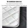 Condensate Drain Pan Plastic Drip Tray, Drain Fitting Drip Cushion with 5m Drain Pipe, Air Conditioner Drip Collection Extension Kit, for Outdoor Mini Split Air Conditioners and Heat Pump System view 3