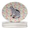 Serengeti Cat Christmas Large Sandstone Coasters Pack of 4 view 1
