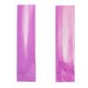 Pack of 200 Rectangle Sample Size Single Serving Double-Sided Matte Color Aluminum Mylar Foil Open Pouch (1.8" x 5.9", Glossy Purple) view 3