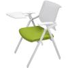 OLOTU Event Chair Breathable Folding Chair High Resilience Sponge Widening Backrest Chair Triangular Steel Frame Ergonomic Training Chair Lightweight view 1