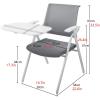 OLOTU Event Chair Breathable Folding Chair High Resilience Sponge Widening Backrest Chair Triangular Steel Frame Ergonomic Training Chair Lightweight view 2