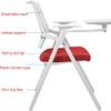 OLOTU Event Chair Breathable Folding Chair High Resilience Sponge Widening Backrest Chair Triangular Steel Frame Ergonomic Training Chair Lightweight view 3