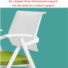OLOTU Event Chair Breathable Folding Chair High Resilience Sponge Widening Backrest Chair Triangular Steel Frame Ergonomic Training Chair Lightweight view 4