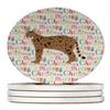 Savannah #1 Cat Christmas Large Sandstone Coasters Pack of 4 view 1