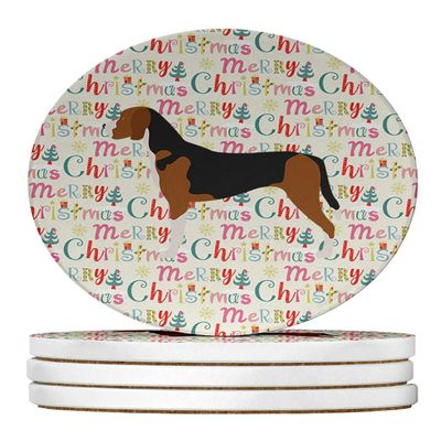 Hamiltonstovare Merry Christmas Large Sandstone Coasters Pack of 4