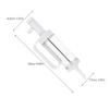 Hemoton Cookie Press Tool Set 6 Nozzles White 27.00X8.00X4.90cm view 3